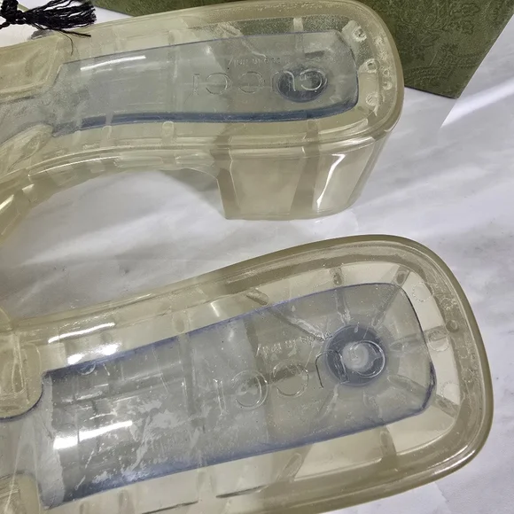 Gucci Women's Clear Slide Sandals - Picture 5 of 12